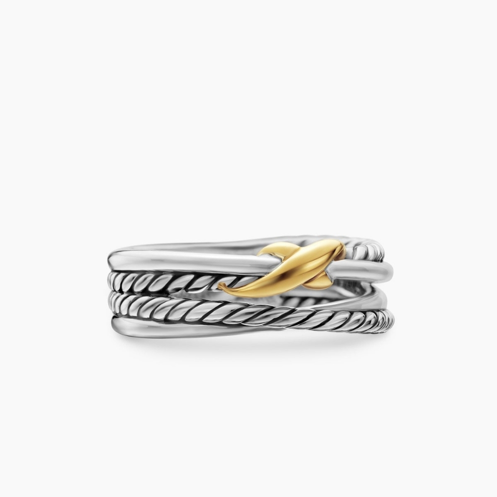 《 David Yurman 》 X Crossover Ring